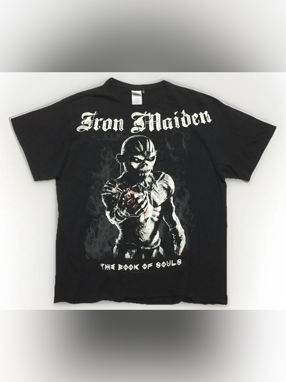 Iron Maiden T-Shirt Book Of Souls Size XL Official Tour Merch Rock Tee 80s